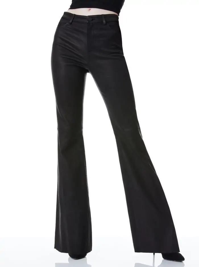 BRENT HIGH WAISTED LEATHER PANT